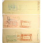 Lithuania - USA Bank Checks (1924-1938) Lot of 3 Bank Checks