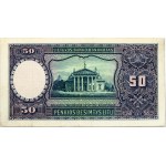 Lithuania 50 Litu 1928 Banknote Jonas Basanavičius