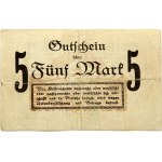 Poland Allenstein (Olsztin) 5 Mark 1918 Banknote