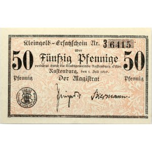 Poland Rastenburg (Kętrzyn) 50 Pfennig 1919 Banknote