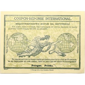Poland Coupon 25 Centimes (20th century) reponse international