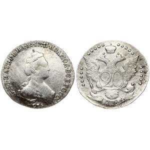 Russia 20 Kopecks 1784 СПБ