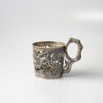 China Silver Tea Glass Holder (20th Century)