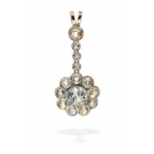 Diamond pendant 2nd half of 20th century, jewelry
