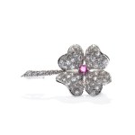 Brooch-pendant in the form of a flower XX/XXI century, jewelry