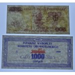 Zestaw Solidarność, 500 złotych 1939 Tadeusz Bór Komorowski - Kukla 64 Typ 33