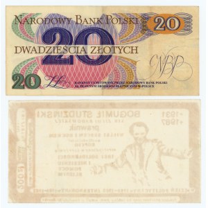 Solidarity set, 20 zloty 1982 - UWP Solidarity to Boycott Elections imprint