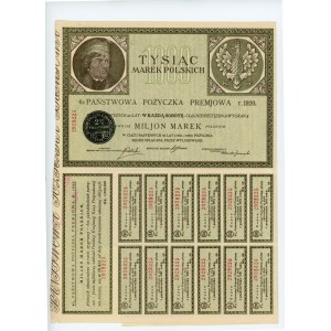 Polska, 4 % pożyczka na 1.000 marek polskich, 1920