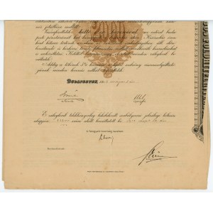 UNGARN - Budapester Anleihe 5% 2000 CZK 1912