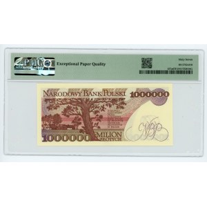 1,000,000 zloty 1991 - series E - PMG 67 EPQ