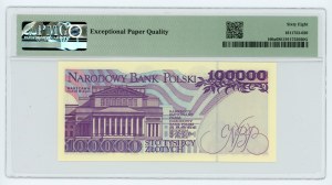 100.000 złotych 1993 - seria AE - PMG 68 EPQ