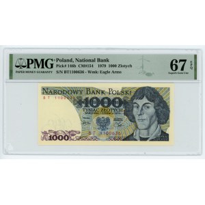 1000 złotych 1979 - seria BT - PMG 67 EPQ
