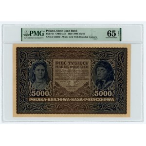 5000 Polish marks 1920 - III Series A - PMG 65 EPQ