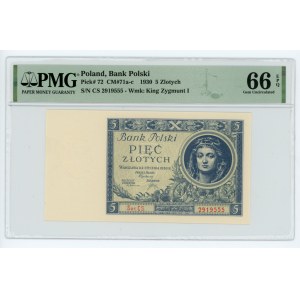 5 gold 1930 - CS series - PMG 66 EPQ