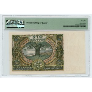 100 złotych 1932 - seria AY - PMG 66 EPQ - dodatkowy znak wodny +X+