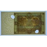 50 zloty 1929 - ED series - erased - PMG 63