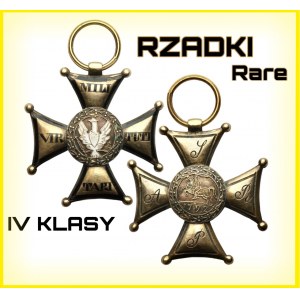 POWSTANIE LISTOPADOWE - Krzyż Złoty Orderu Virtuti Militari IV klasy 1831 - Siennicki Warszawa RZADKI