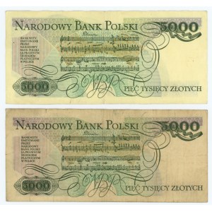 5000 złotych 1982 - seria AC i AW