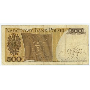 500 Zloty 1974 - Serie AB - selten