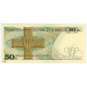 50 złotych 1975 - seria AA - RZADKA