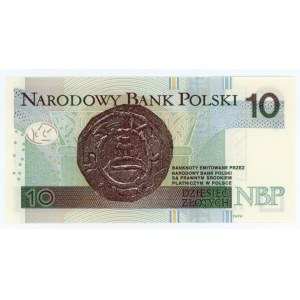 10 złotych 2012 - seria AA