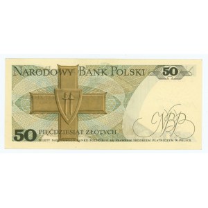 50 Zloty 1975 - Serie C - Unterschrift A. Heidrich 2010