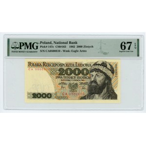 2000 Gold 1982 - CA-Serie - PMG 67 EPQ
