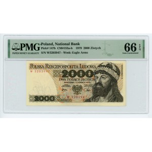 2000 złotych 1979 - seria W - PMG 66 EPQ