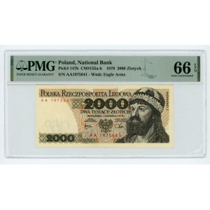 2 000 Gold 1979 - Serie AA - PMG 66 EPQ