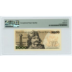 2000 złotych 1982 - seria CD - PMG 66 EPQ