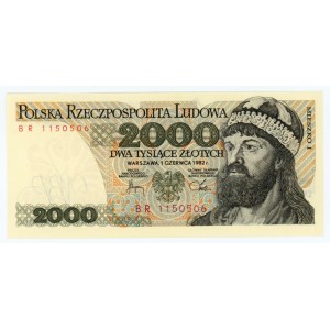 2000 złotych 1982 - BR -