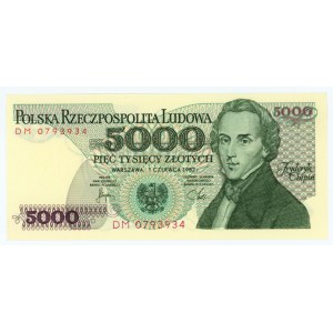 5000 złotych 1982 - seria DM