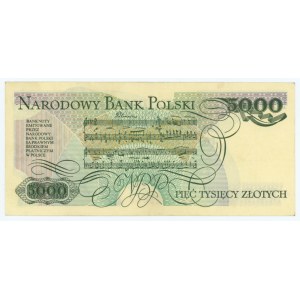 5000 złotych 1982 - seria DG