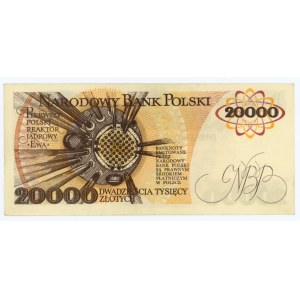 20.000 złotych 1989 - seria AA