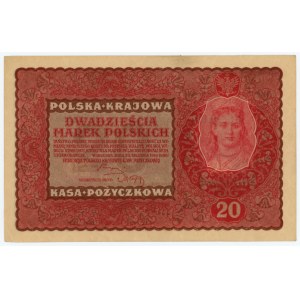 20 Polnische Mark 1919 - II Serie EX