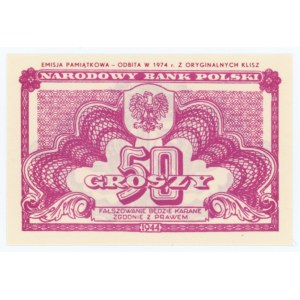 50 groszy 1944 - reprint 1974