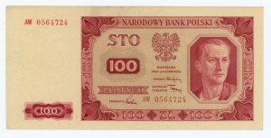 100 złotych 1948 - seria AW