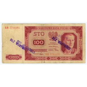 100 Zloty 1948 - Serie KB - Wertlos