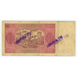 100 Zloty 1948 - Serie KB - Wertlos