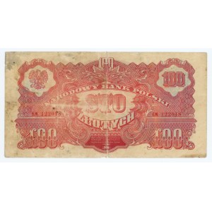 100 złotych 1944 obowiązkowe - seria EM