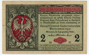 2 Polish marks 1916 - general - B