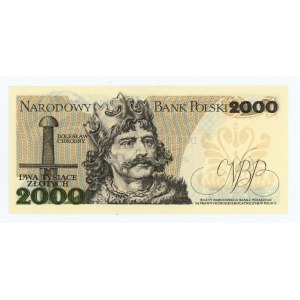 2,000 zloty 1982 - BU series