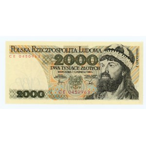 2.000 złotych 1982 - seria CE
