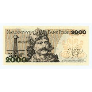 2.000 Zloty 1982 - Serie BP