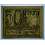 Wolne Miasto Gdańsk, 50 fenigów (pfennig) 1919, Gdańsk