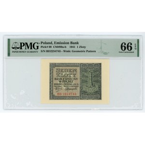 1 Gold 1941 - BD-Serie - PMG 66 EPQ