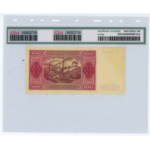 100 złotych 1948 - seria IH - GDA 30 NET