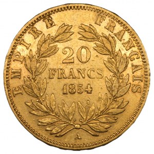 FRANCJA - 20 franków 1854