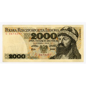 2000 złotych 1977 - seria C