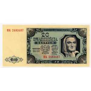 20 Zloty 1948 - Serie HK